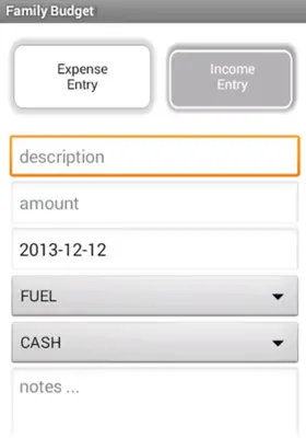 Family Budget android App screenshot 4